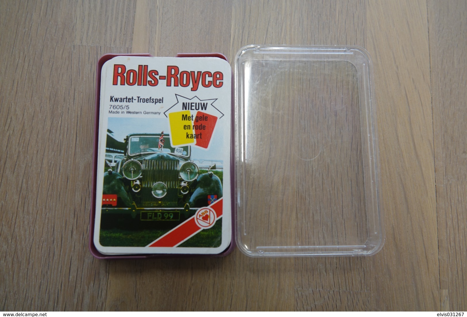 Speelkaarten - Kwartet, Rolls-Royce, Qaurtett 7605/5, ASS, *** - - Cartes à Jouer Classiques