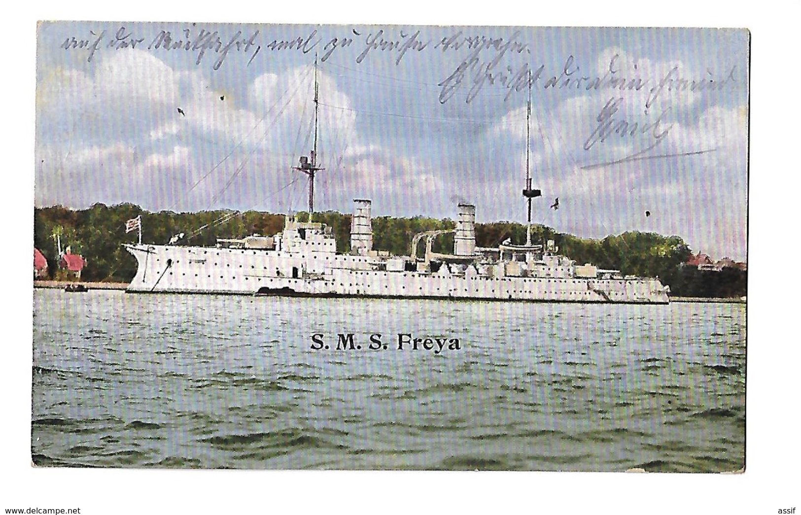 ZEPPELIN MARINE S.M.S. FREYA 1918 FELDPOST ZEPPELIN DIRIGEABLE AVIATION /FREE SHIPPING R - Máquinas Franqueo (EMA)