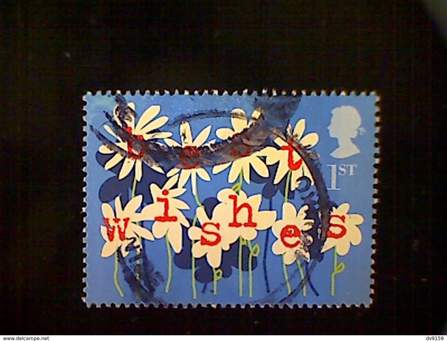 Great Britain, Scott #2027, Used (o), 2002, Greetings Stamp: Best Wishes, 1st - Used Stamps