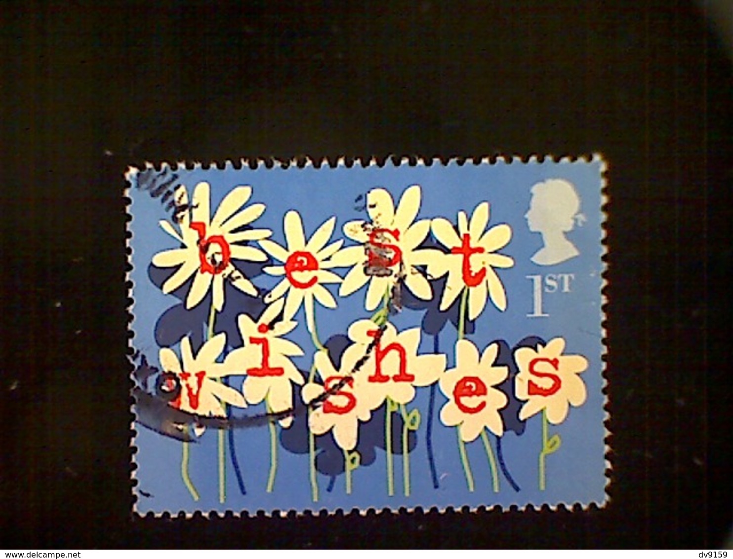 Great Britain, Scott #2027, Used (o), 2002, Greetings Stamp: Best Wishes, 1st - Used Stamps