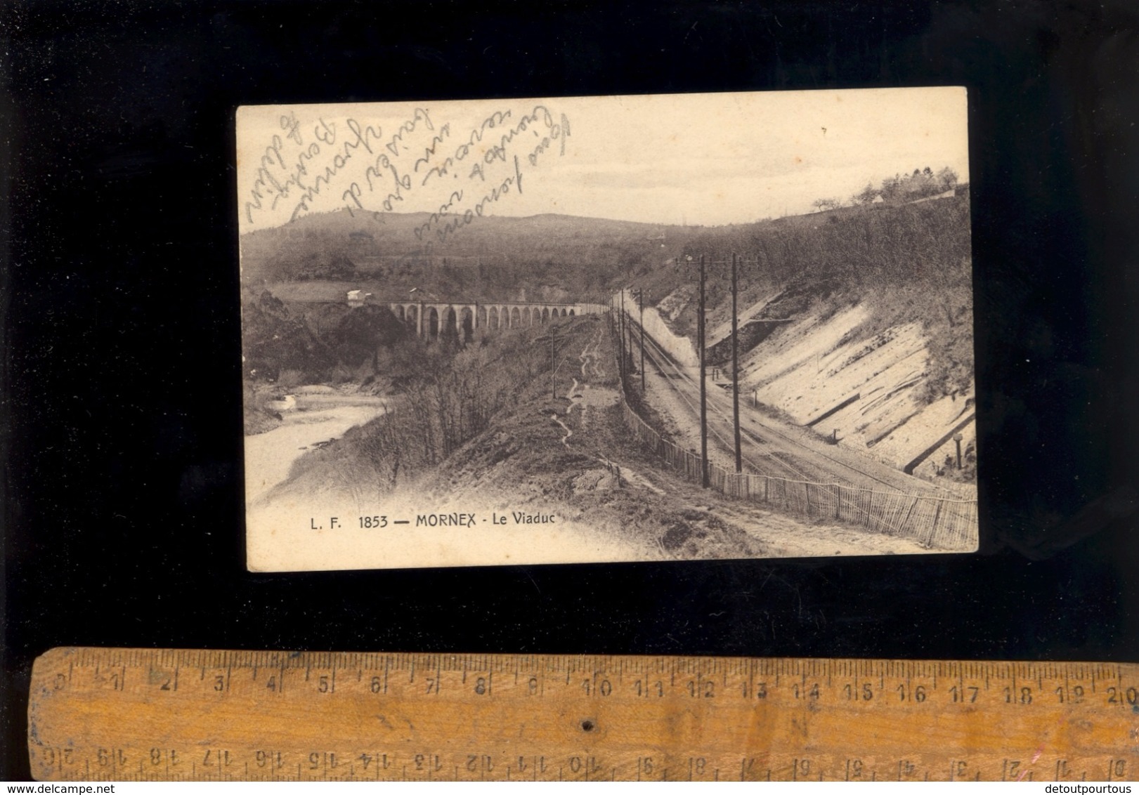 MORNEX Haute Savoie 74 : Le Viaduc Ferroviaire Chemin De Fer    //   Rare Cpa - Autres & Non Classés