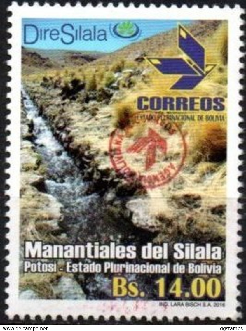 Bolivia 2018 ** CEFIBOL 2310 (2016 #2293) Manantiales Del Silala. Habilitado "Agencia Correos" . - Bolivie