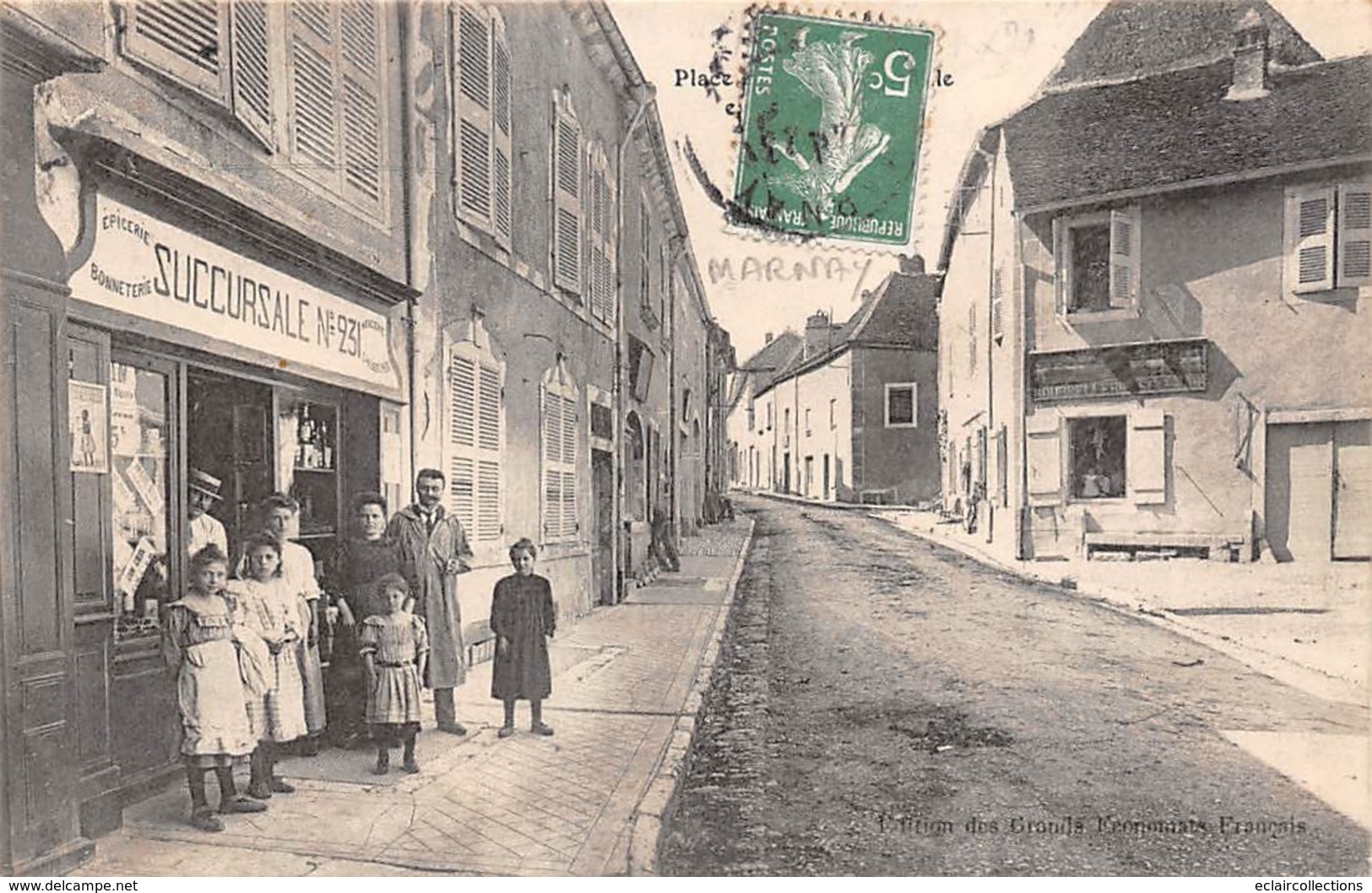 Marnay       70       Commerce  Grands Economats.  Succursale N°231        (voir Scan) - Luxeuil Les Bains