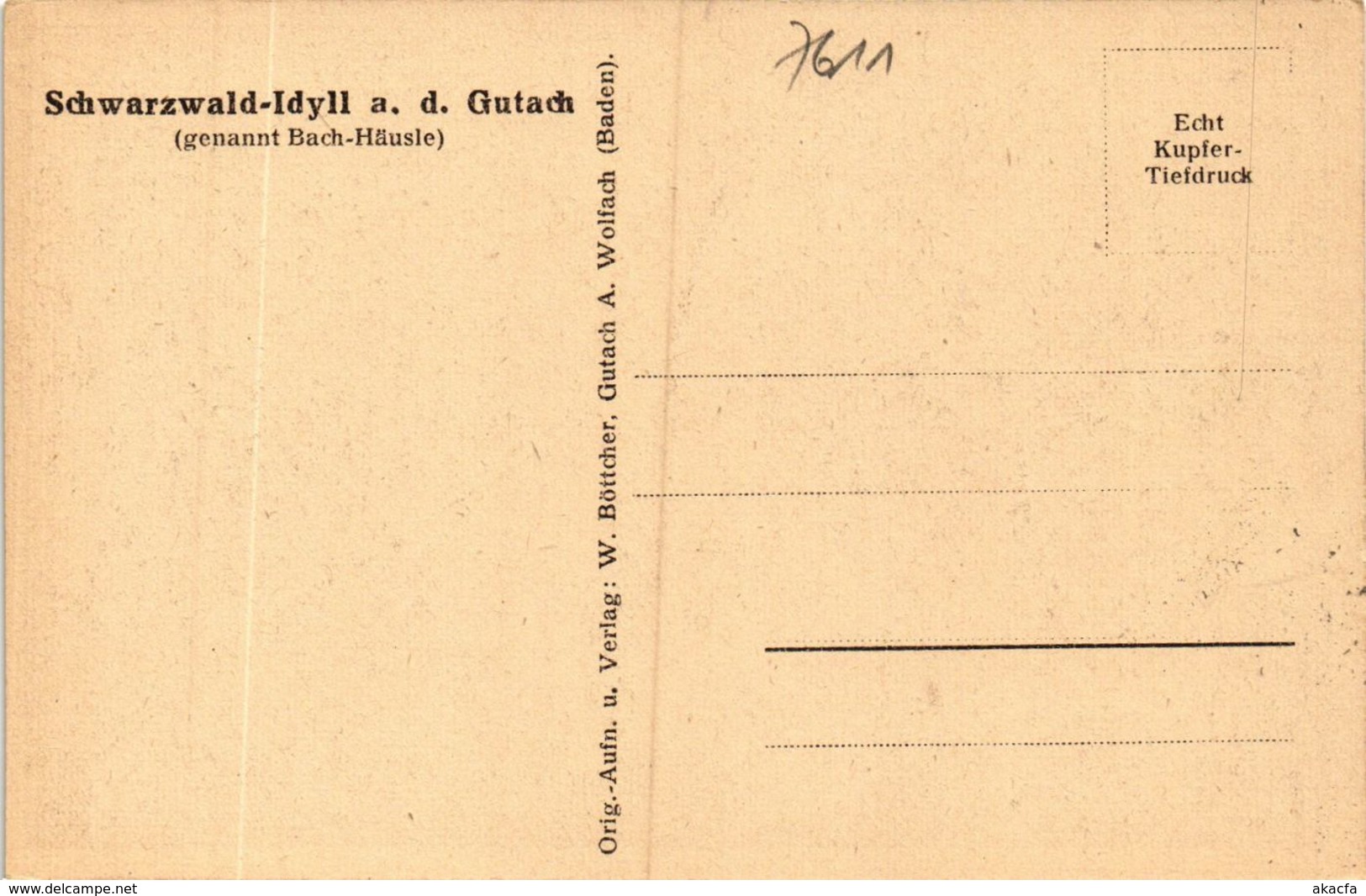 CPA AK Gutach Schwarzwald-Idyll GERMANY (933435) - Gutach (Schwarzwaldbahn)