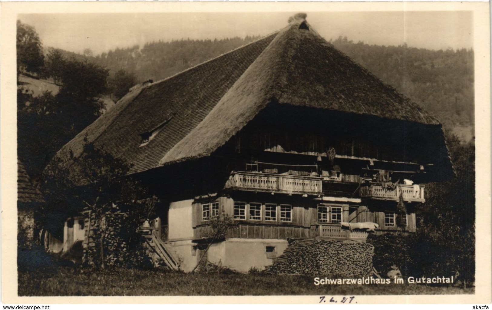 CPA AK Schwarzwaldhaus Im Gutachtal GERMANY (933451) - Gutach (Schwarzwaldbahn)