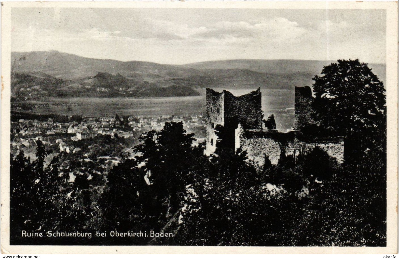 CPA AK Oberkirch Ruine Schauenburg GERMANY (933547) - Oberkirch