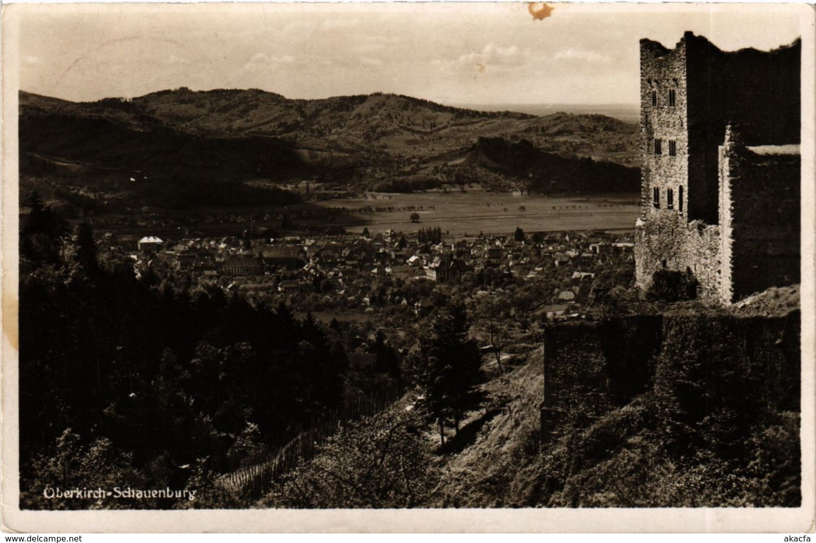 CPA AK Oberkirch Ruine Schauenburg GERMANY (933556) - Oberkirch