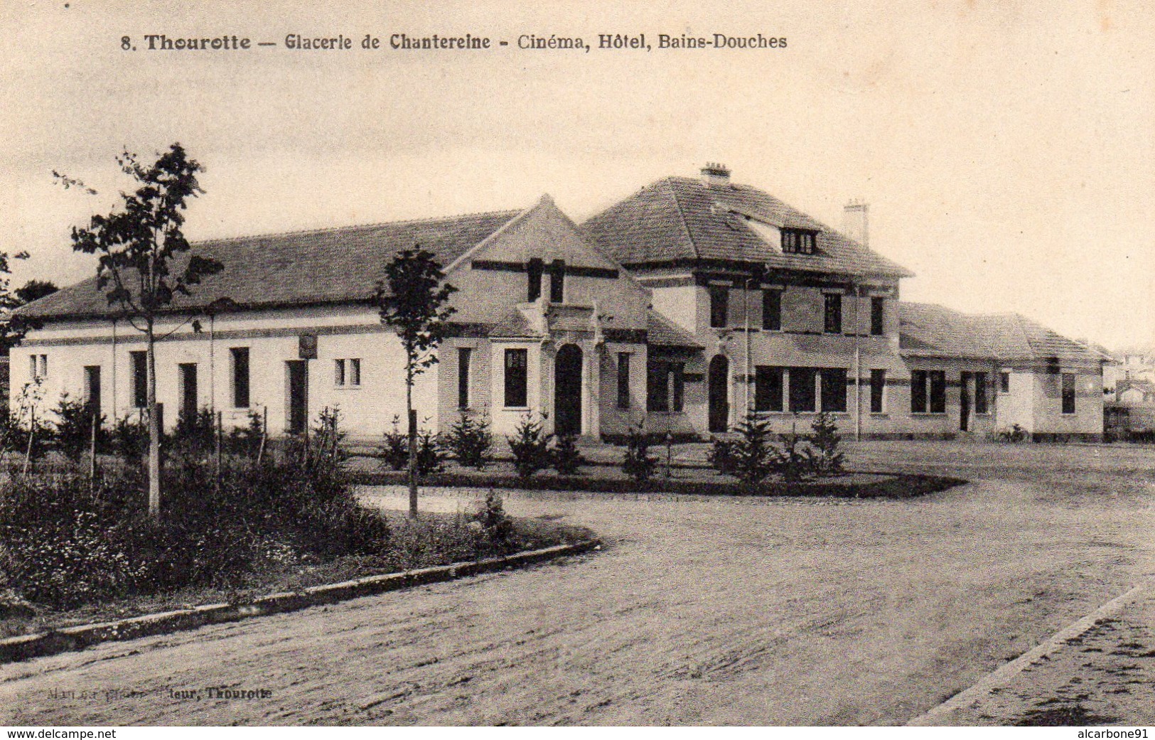 THOUROTTE - Glacerie De Chantereine - Cinema, Hôtel, Bains Douches - Thourotte