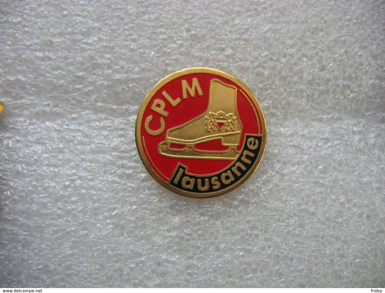 Pin's CPLM Lausanne (Club Des Patineurs De Lausanne & Malley). Chaussure Patin à Glace - Patinage Artistique