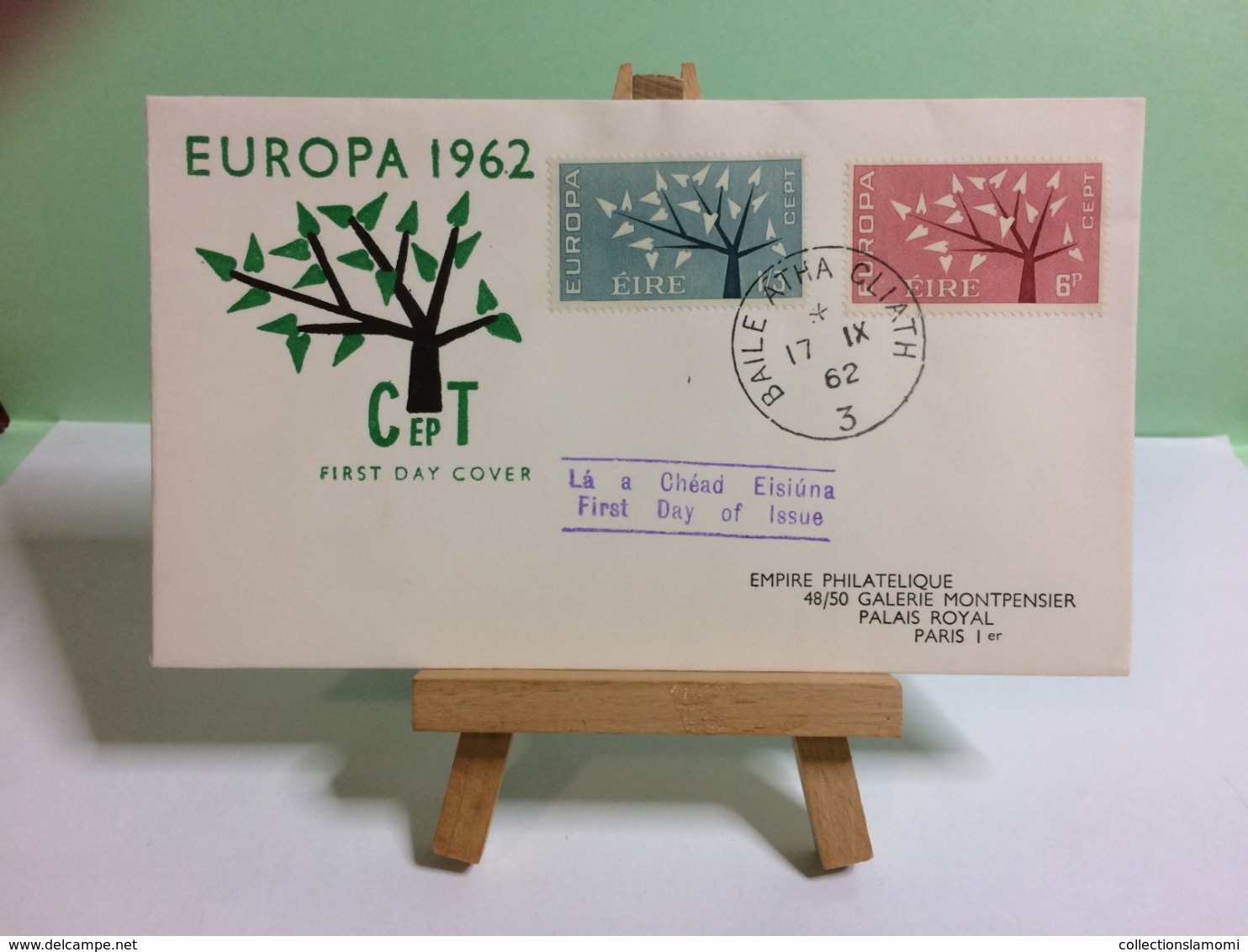 Irlande Europa 1962 (CEPT) - Èire - 17.9.1962 FDC 1er Jour - Brieven En Documenten