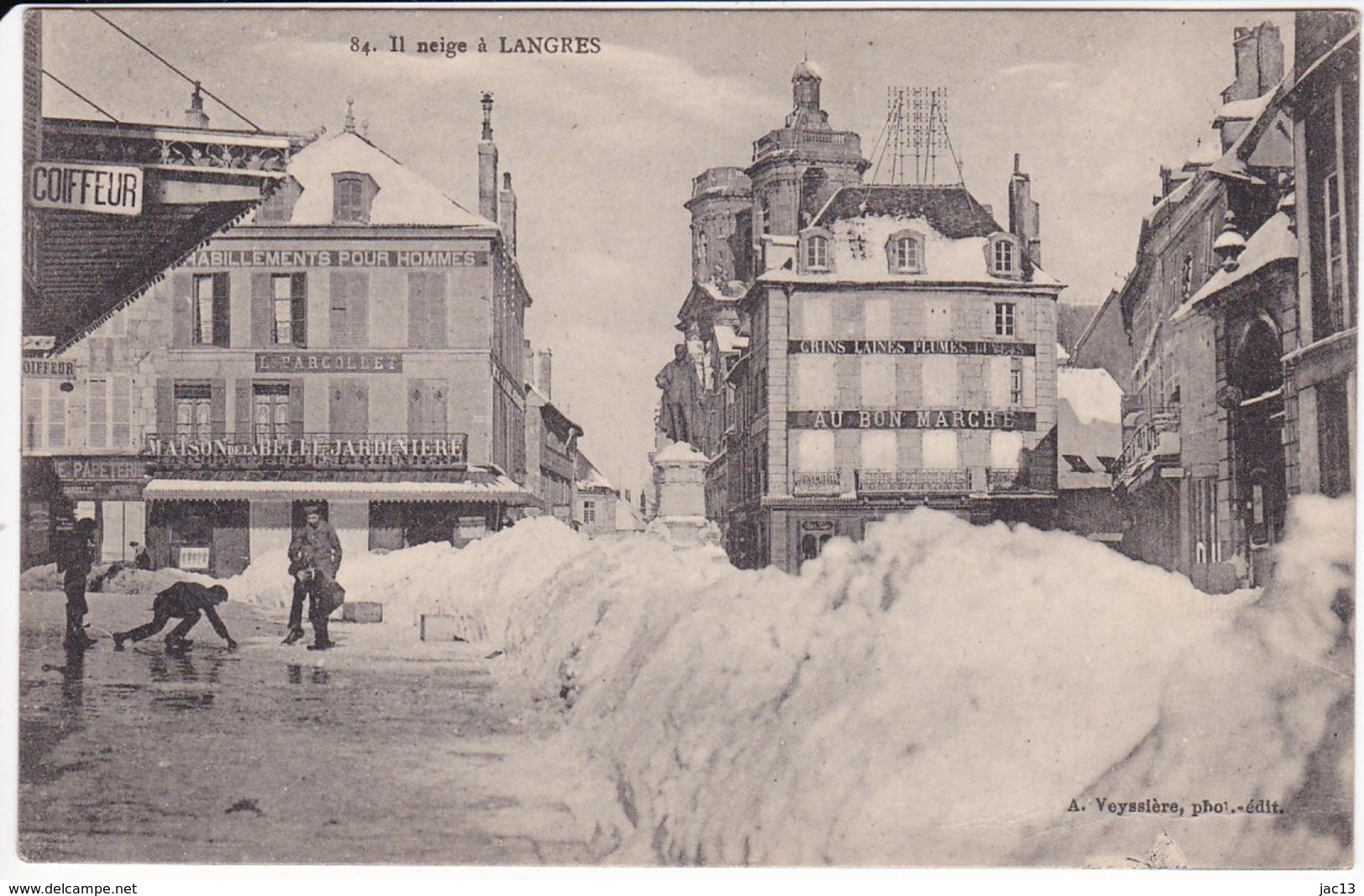 L120C_288 - Il Neige à Langres N° 84 - Langres