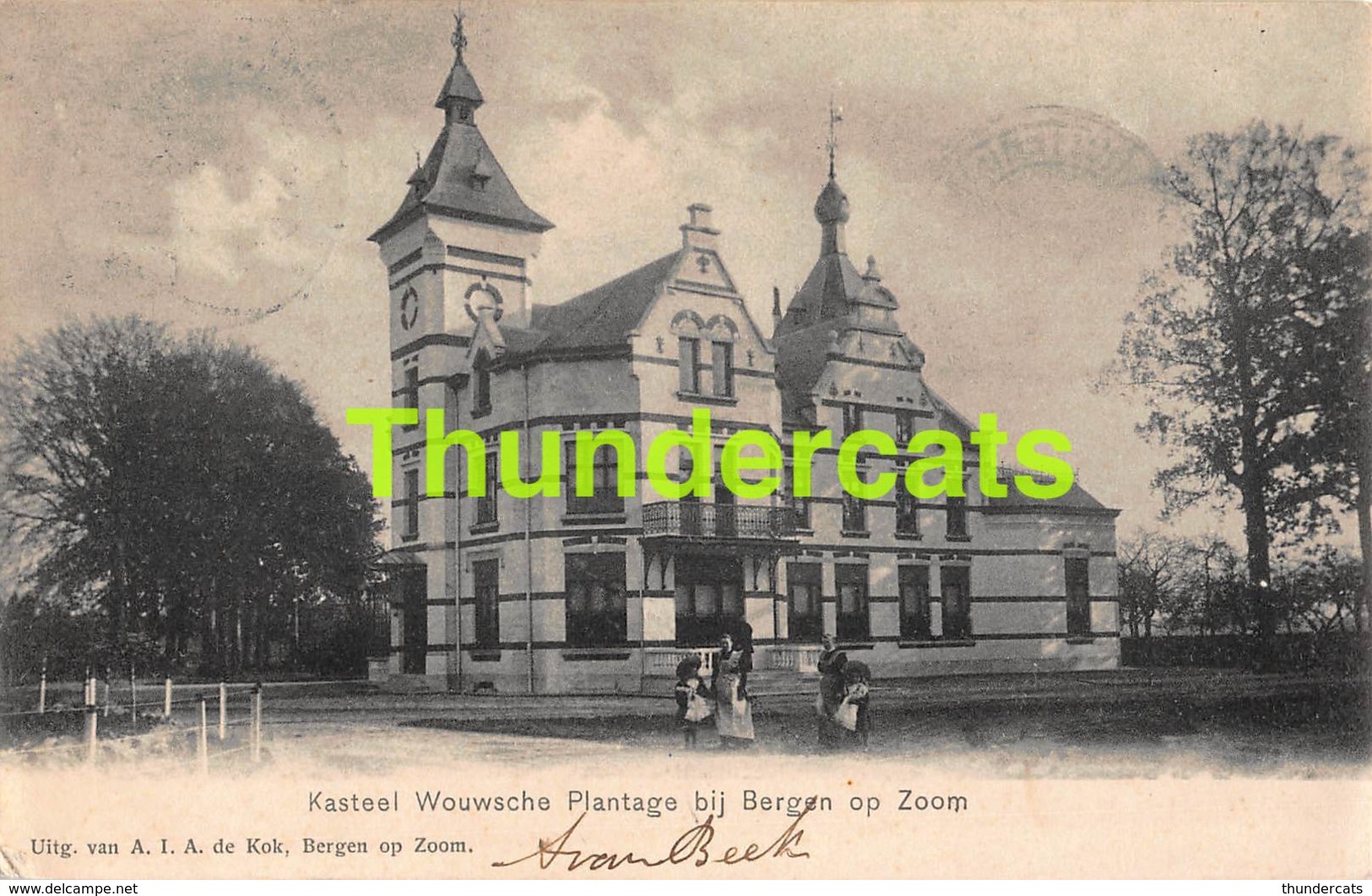 CPA BERGEN OP ZOOM KASTEEL WOUWSCHE PLANTAGE - Bergen Op Zoom