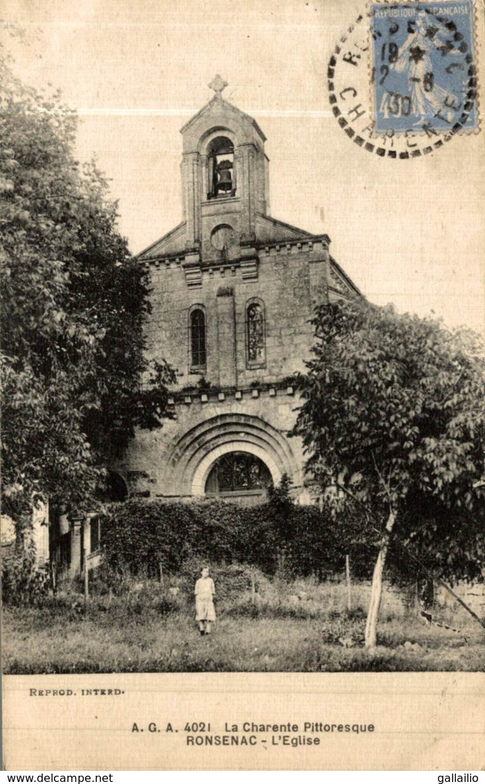 RONSENAC L'EGLISE - Autres & Non Classés