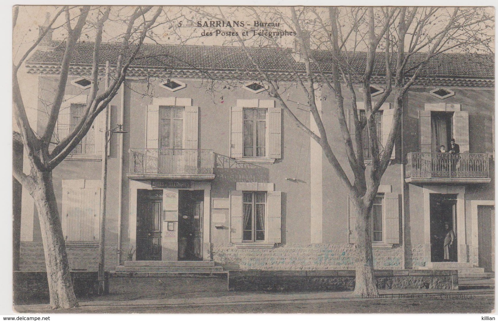 Sarrians Bureau Des Postes Et Télégraphes - Sarrians
