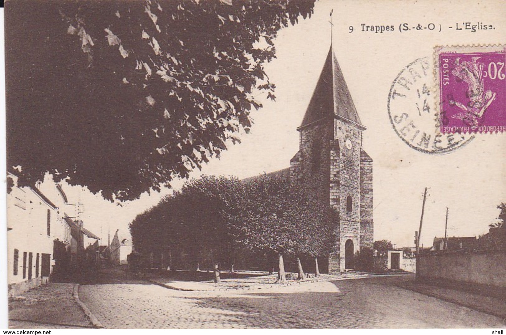 CPA TRAPPES L' EGLISE - Trappes