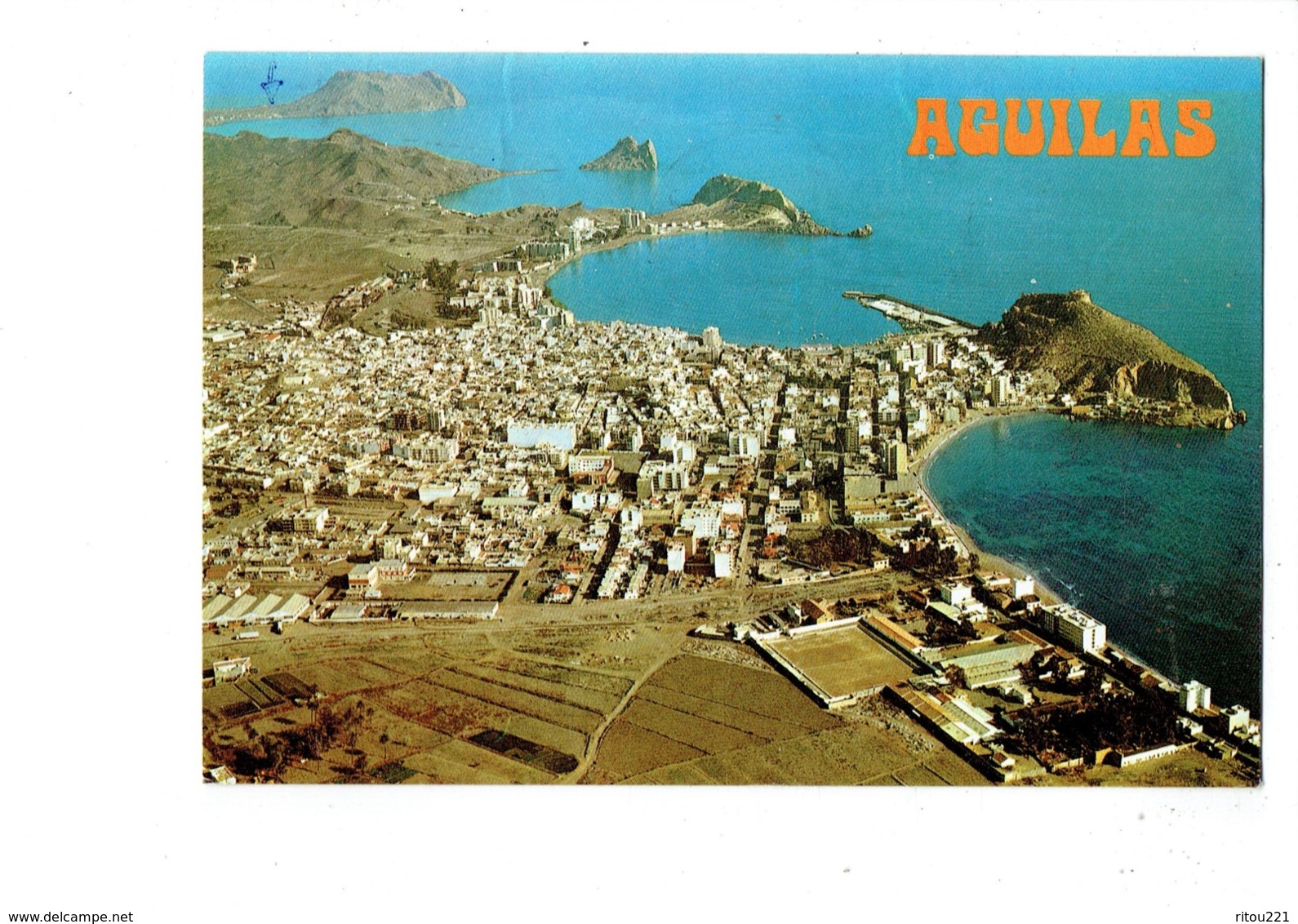 Cpm - Águilas Ville En Espagne - Vue Aérienne - Terrain Football - - Other & Unclassified