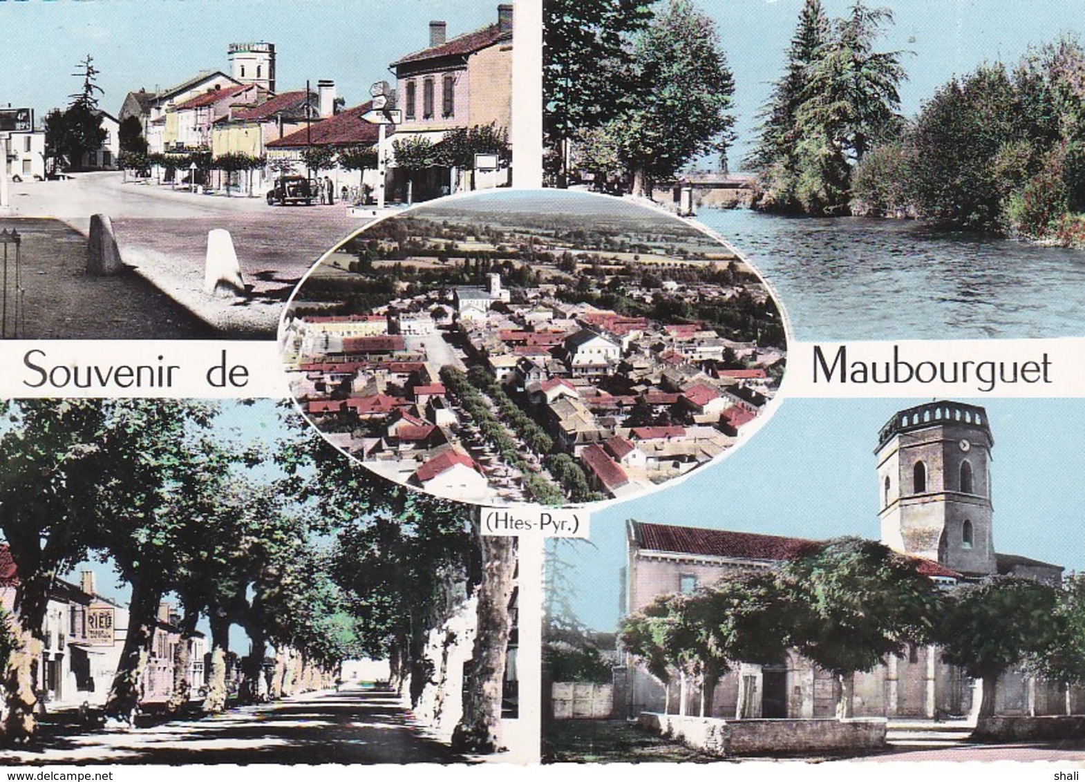 CPSM SOUVENIR DE MAUBOURGUET - Maubourguet