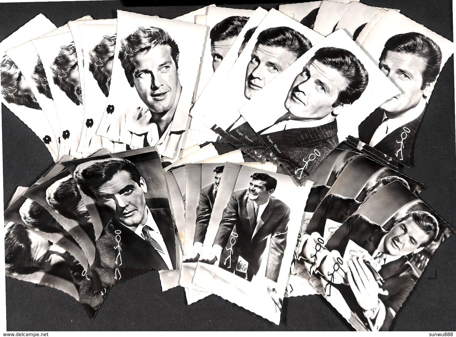 Roger Moore - Le Saint - Lot 43 Cartes Photo (6 Modèles Différents) - Künstler