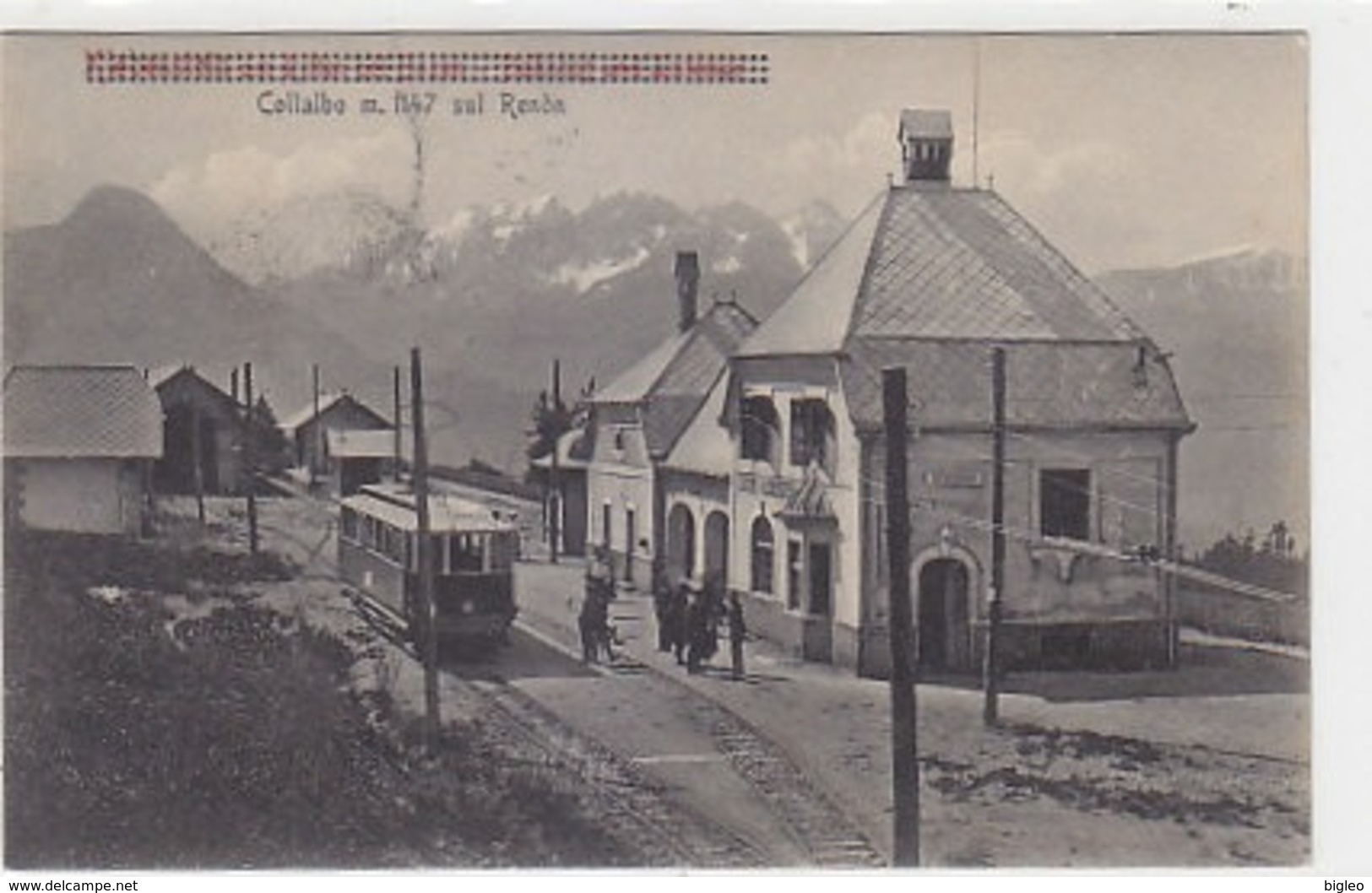 Collalbo - Stazione Klobenstein - Treno  - 1926          (A-139-190414) - Otros & Sin Clasificación