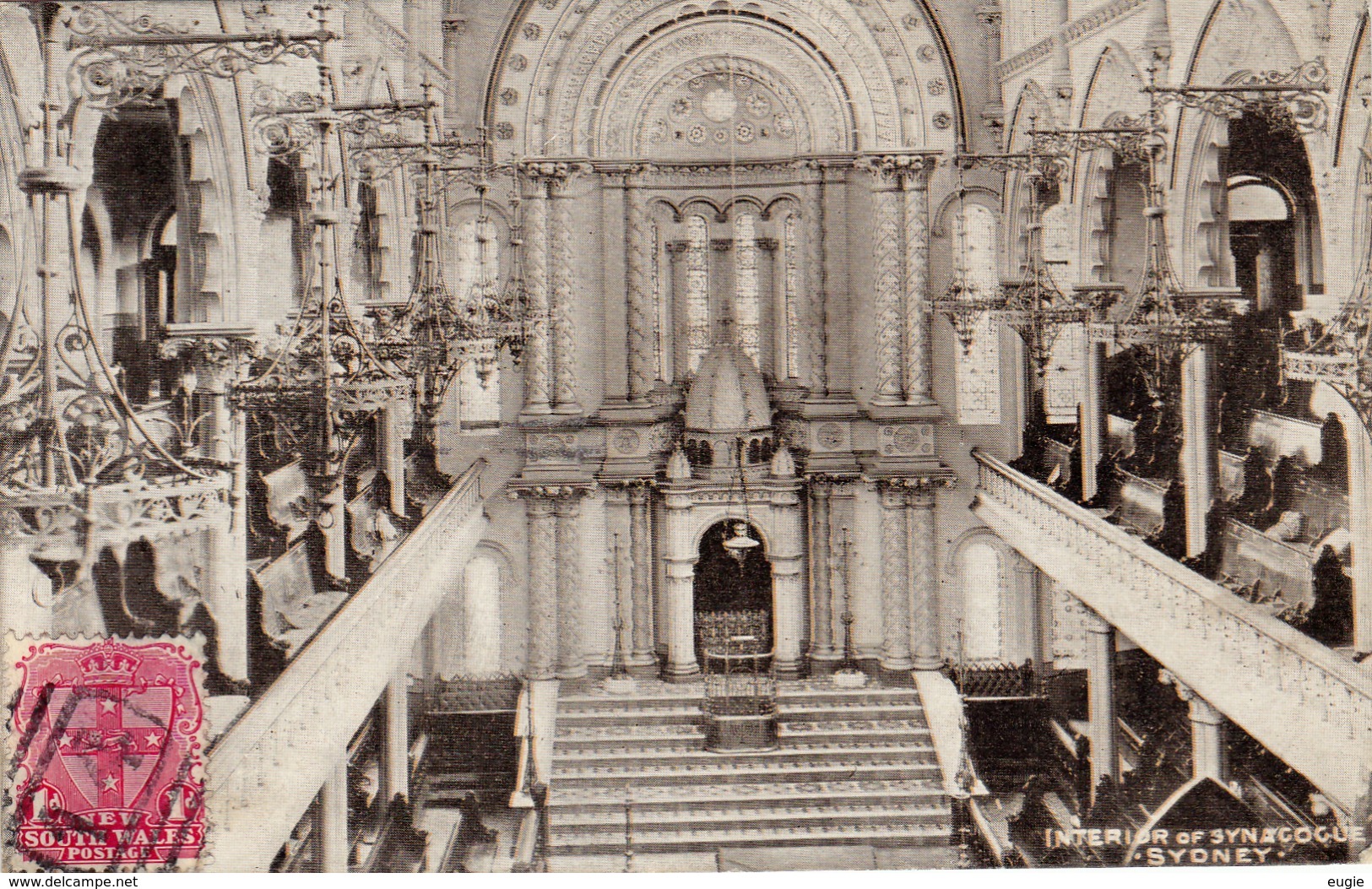 306/ Sydney, Interior Of Synagogue, Synagoge Sydney 1906 - Sydney