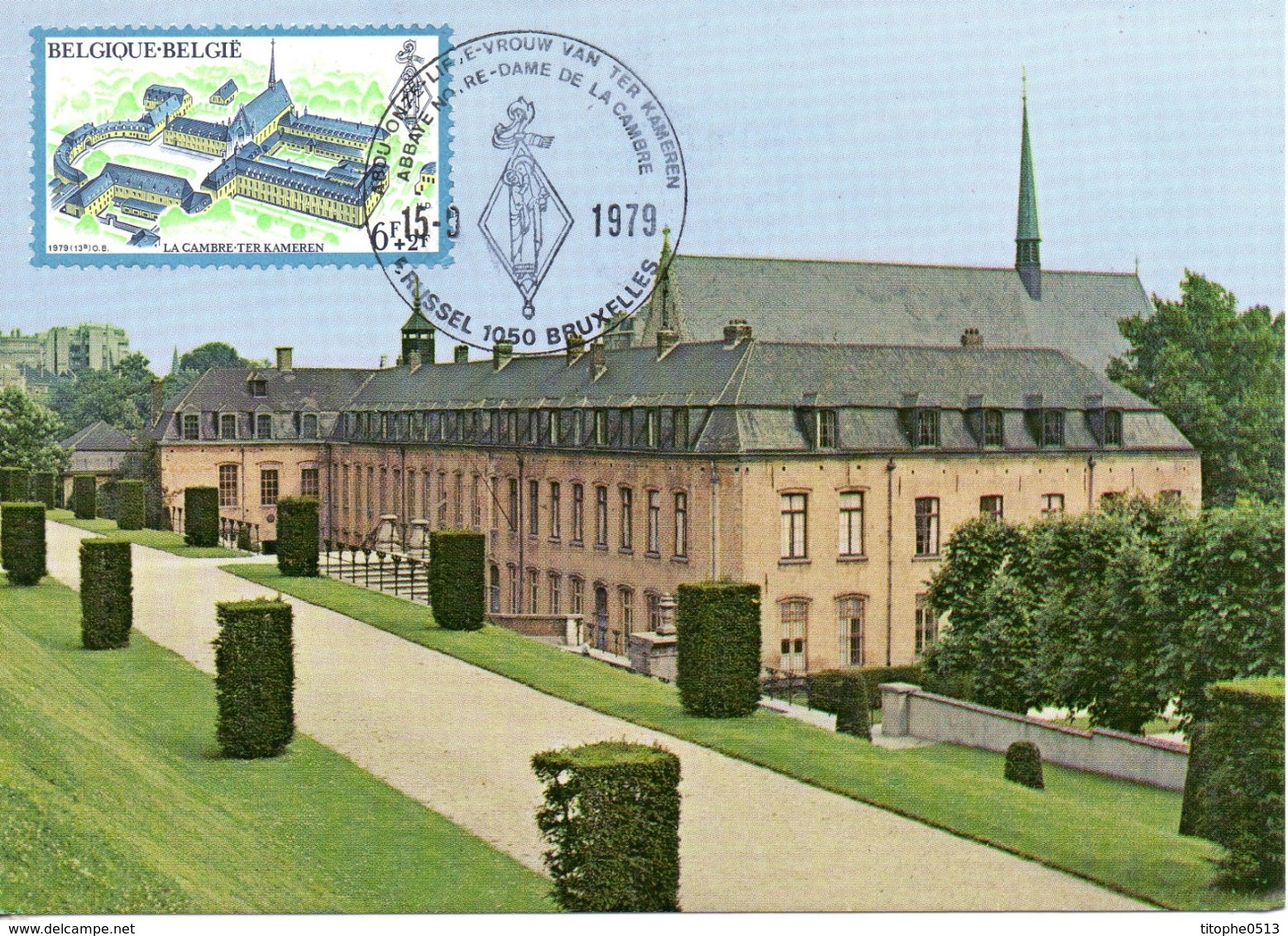 BELGIQUE. N°1935 De 1979 Sur Carte Maximum. Abbaye De La Cambre. - Abbazie E Monasteri