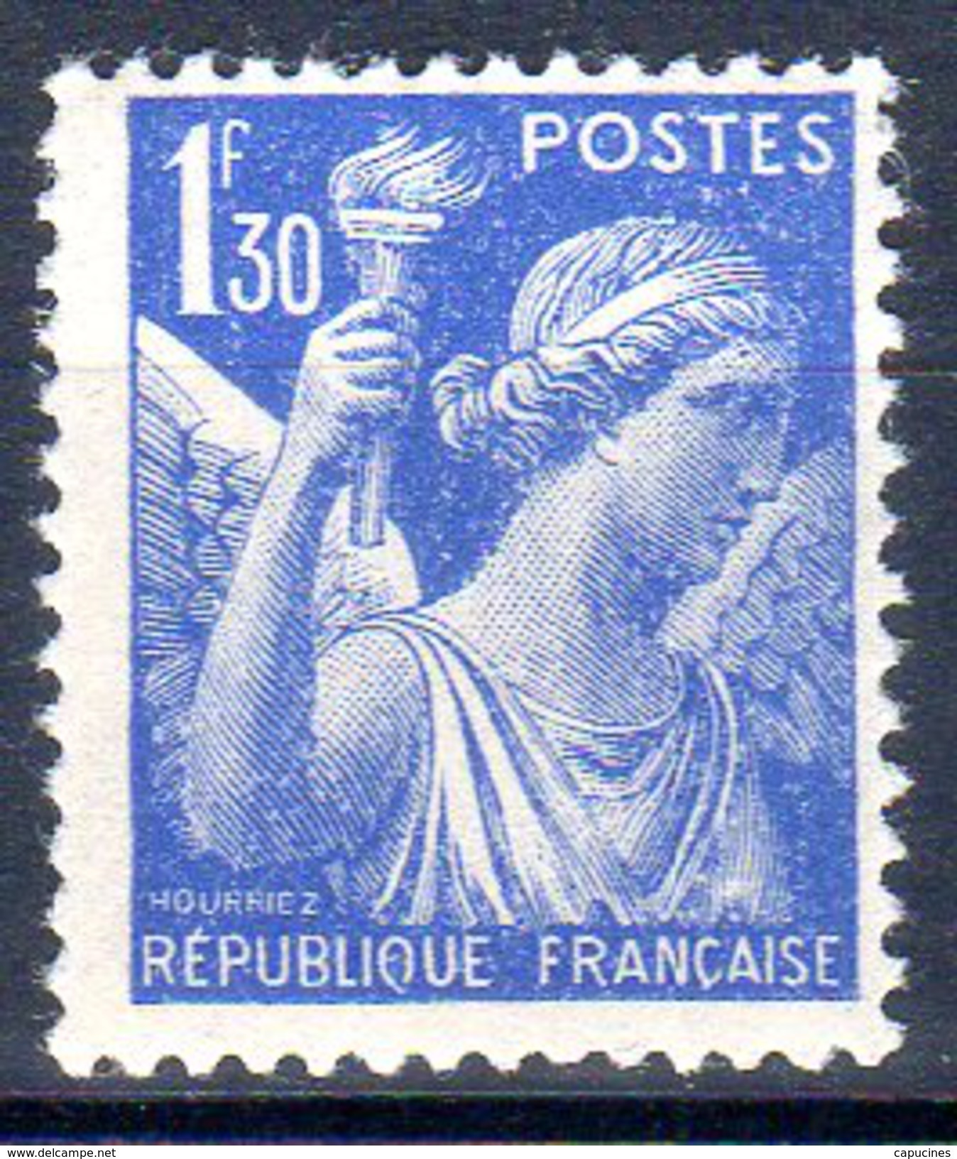 Type IRISde  1938:  1,30F Outremer N° 434** - 1939-44 Iris