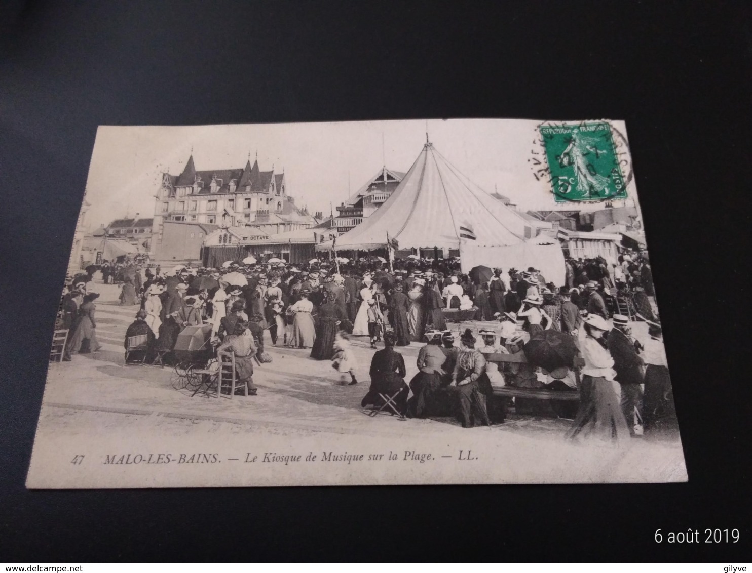 CPA (59) Malo Les Bains. Le Kiosque De Musique Sur La Plage.  (H.372). - Malo Les Bains