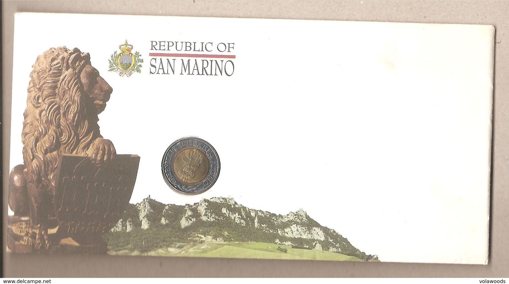 San Marino - Moneta Bimetallica Da £ 500 In Busta Commemorativa - 1995 - San Marino