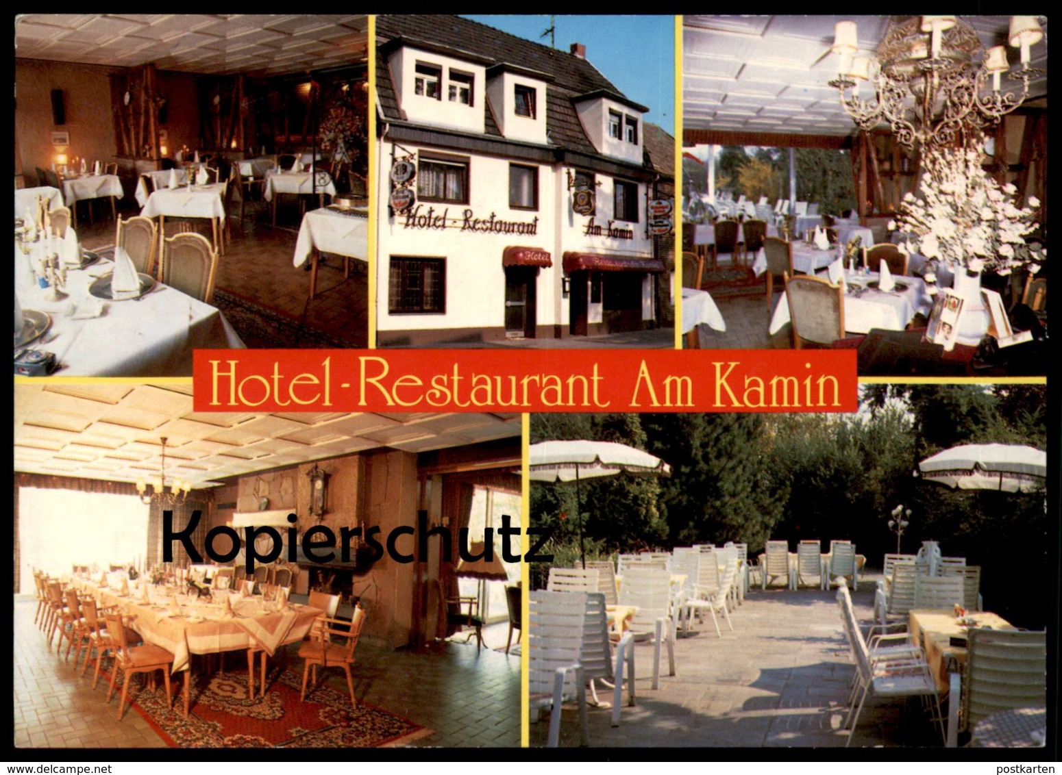 ÄLTERE POSTKARTE PULHEIM HOTEL RESTAURANT AM KAMIN H. W. VON WIRTH AUF DEM DRIESCH Ansichtskarte AK Cpa Postcard - Pulheim