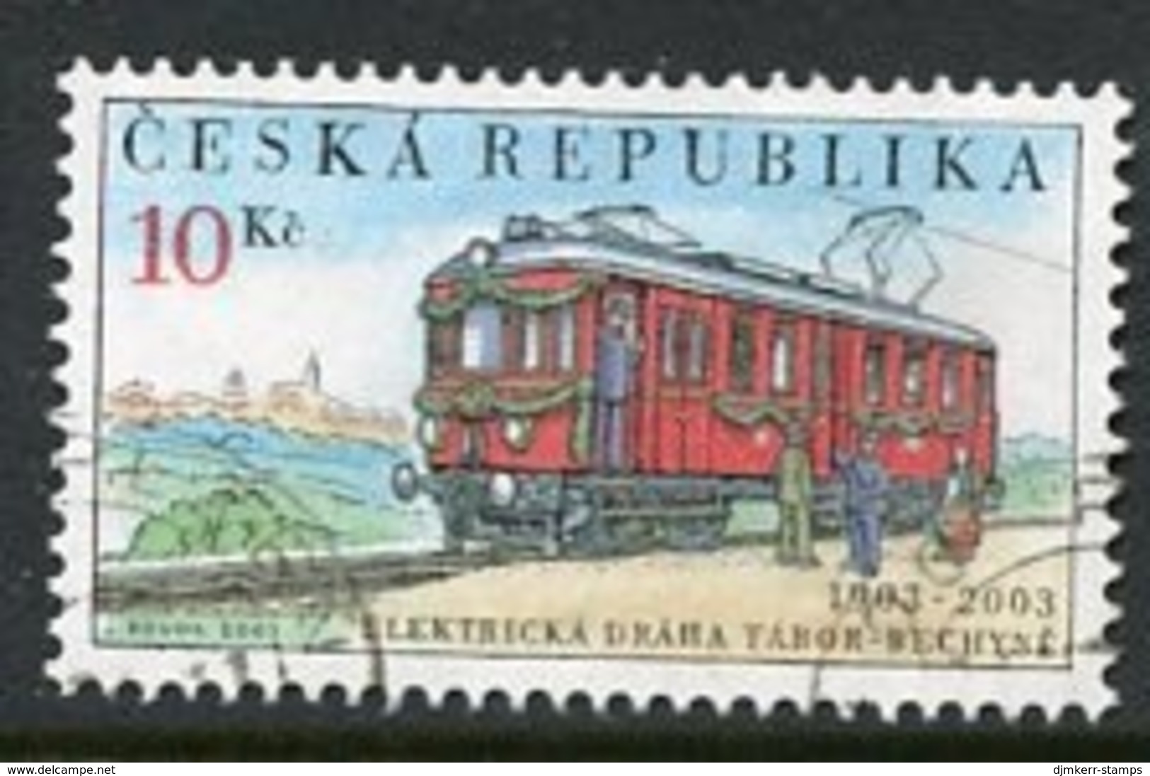 CZECH REPUBLIC 2003 Electric Railway Centenary Used.  Michel 358 - Used Stamps