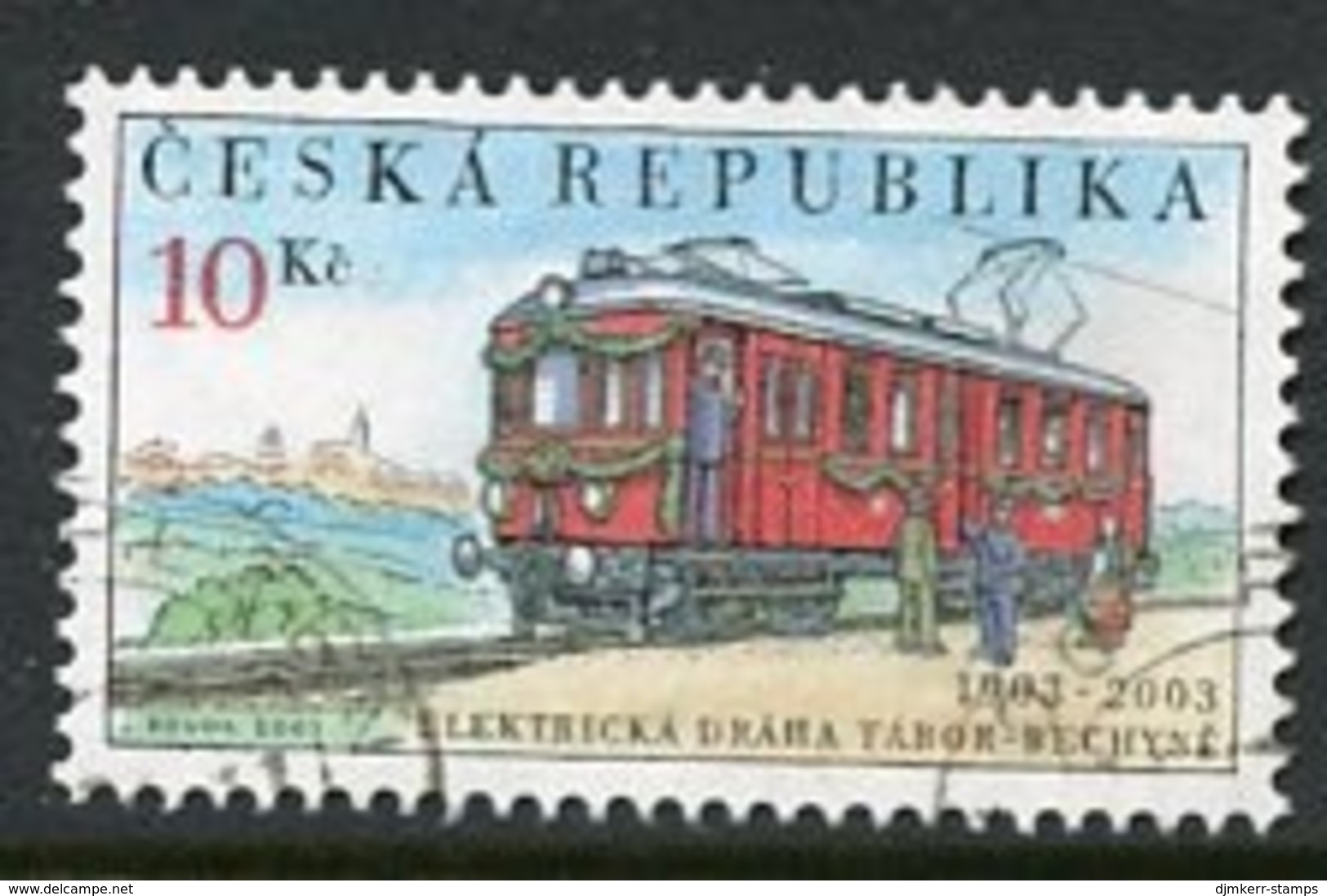 CZECH REPUBLIC 2003 Electric Railway Centenary Used.  Michel 358 - Oblitérés