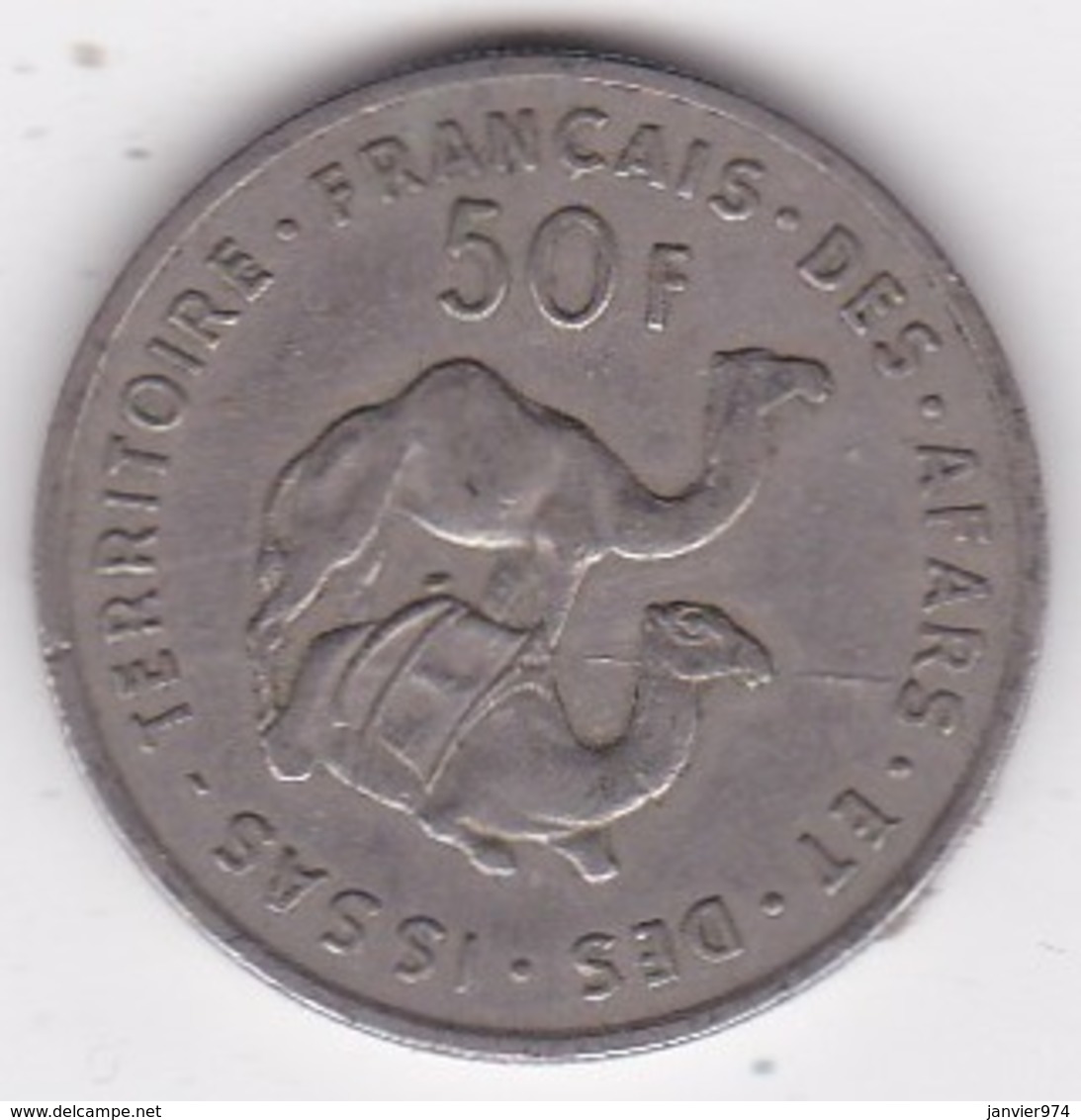 TERRITOIRE FRANCAIS DES AFARS ET DES ISSAS. 50 FRANCS 1970 - Gibuti