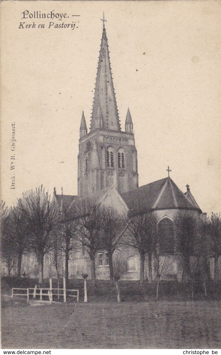 Pollinkhove, Pollinckhove, Kerk En Pastorij (pk64771) - Lo-Reninge