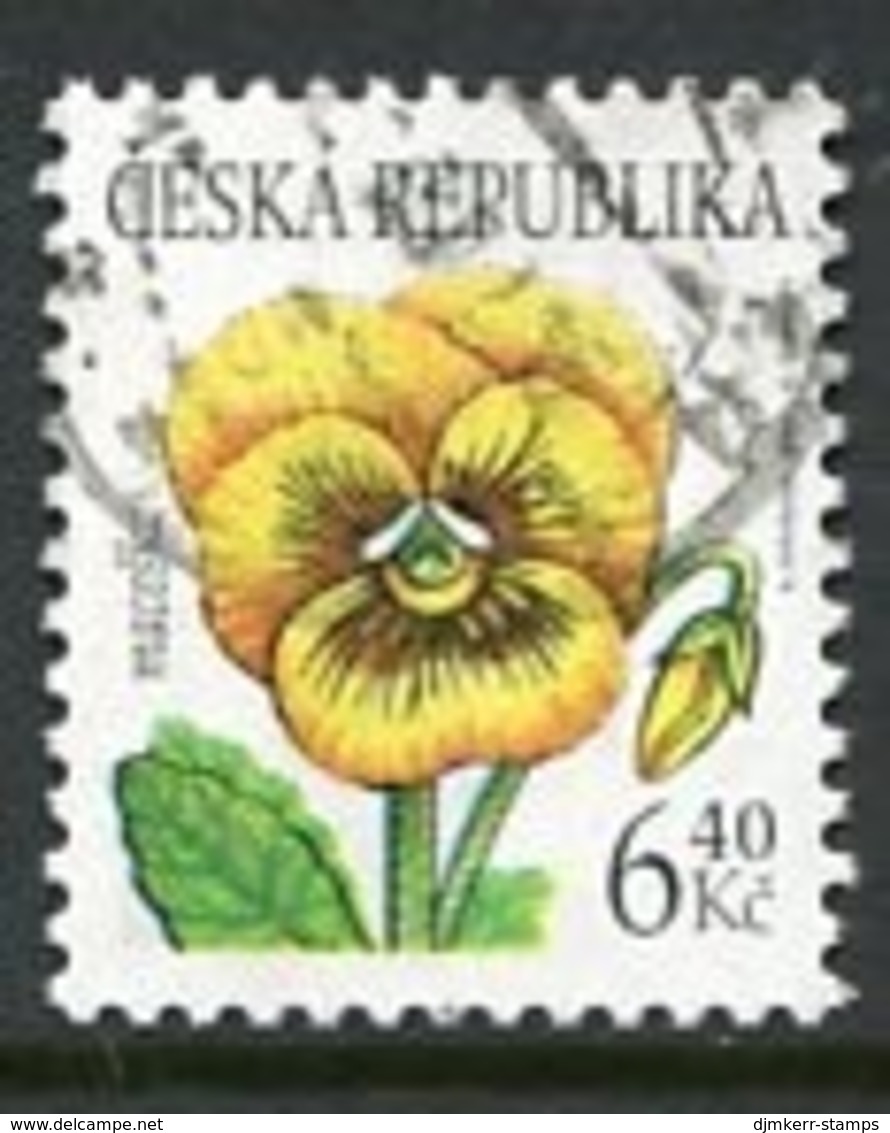 CZECH REPUBLIC 2002 Flower Definitive 6.40 Kc Used.  Michel 330 - Gebraucht