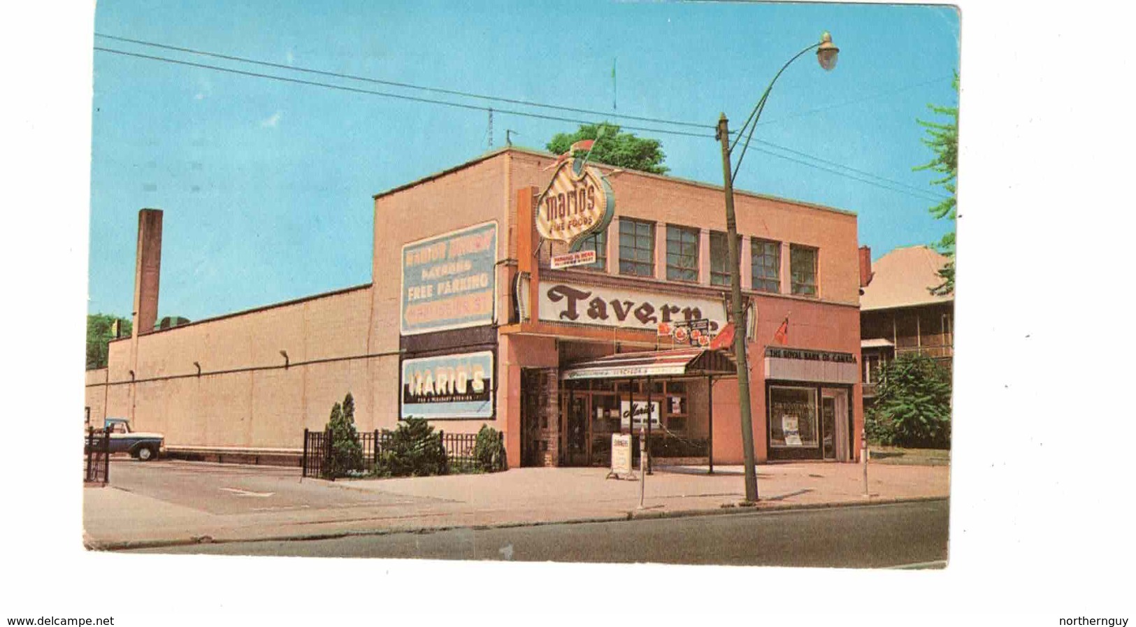 WINDSOR, Ontario, Canada, Mario's Tavern, 1966 Chrome Postcard, ESSEX County - Windsor