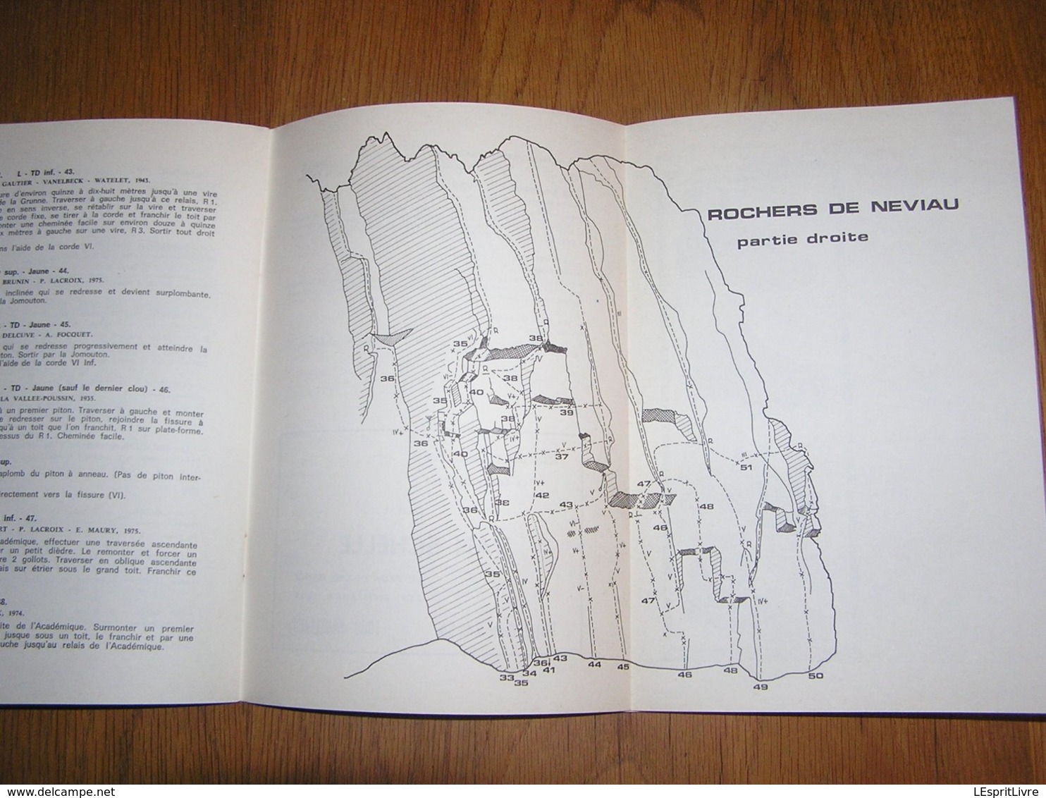 HAUTE MEUSE Club Alpin de Belgique Régionalisme Waulsort Rochers Alpinisme Rocher Moniat Bayard Fresne Neviau Ascension