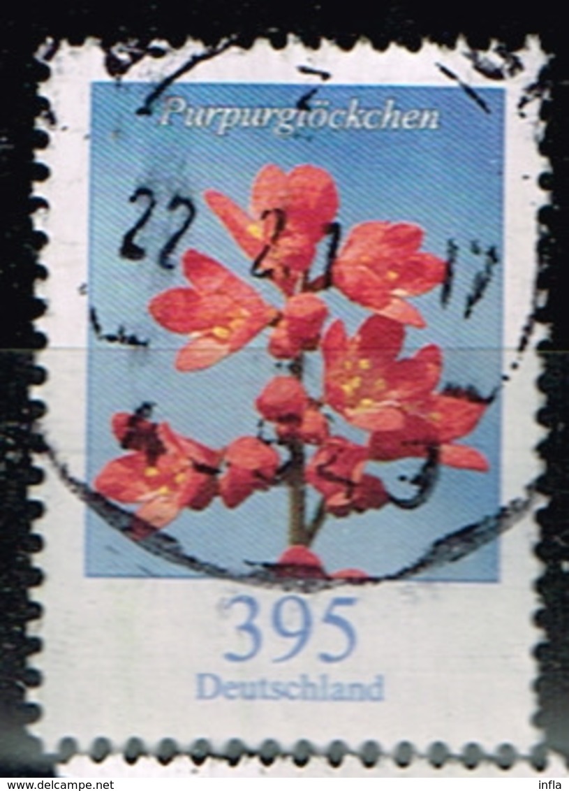 Bund 2014, Michel# 3117 O Blumen: Purpurglöckchen - Used Stamps