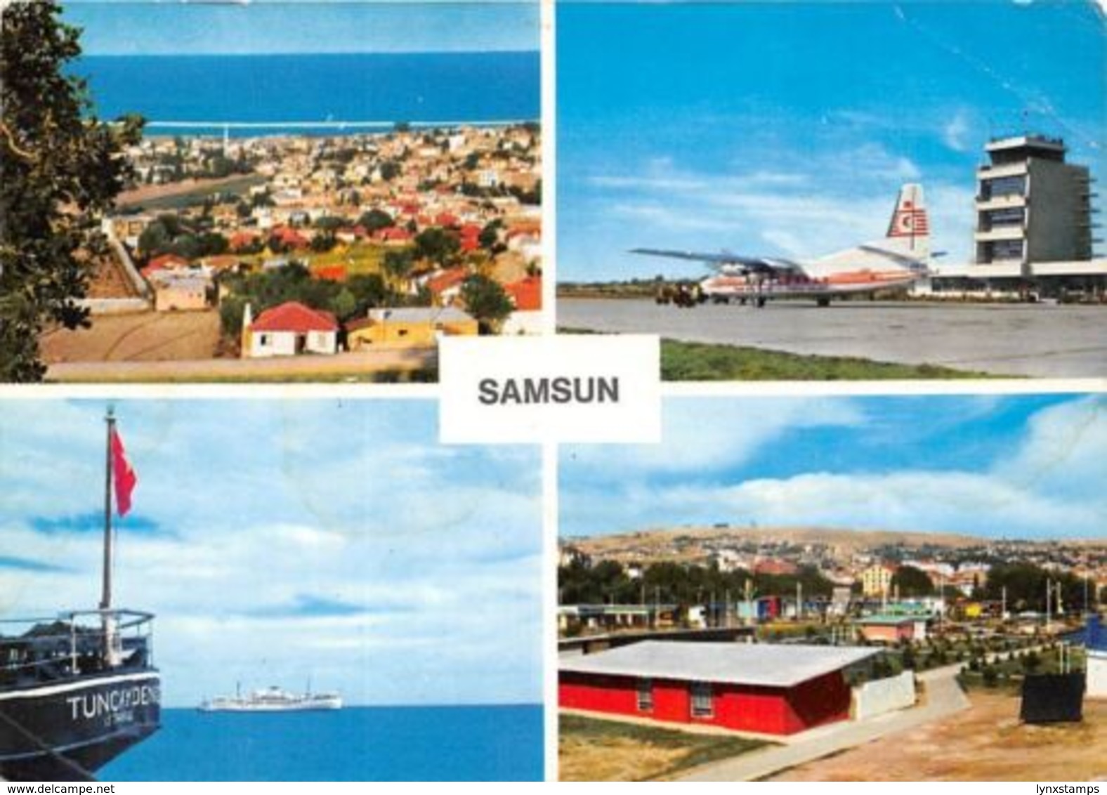 Turkey Samsun Liman Ve Fuar The Airfield Harbour And The Fair Schiff Ship - Turquie