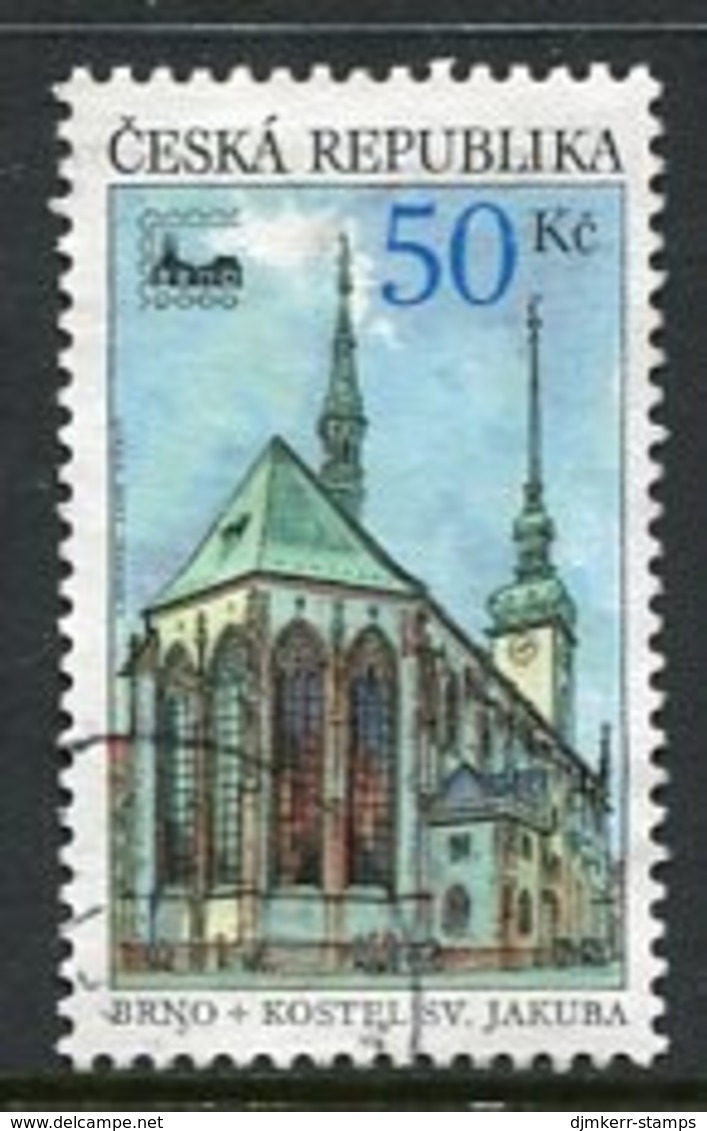 CZECH REPUBLIC 2000 Brno Exhibition 50 Kc Used Simgle Ex Block.  Michel 244 - Used Stamps