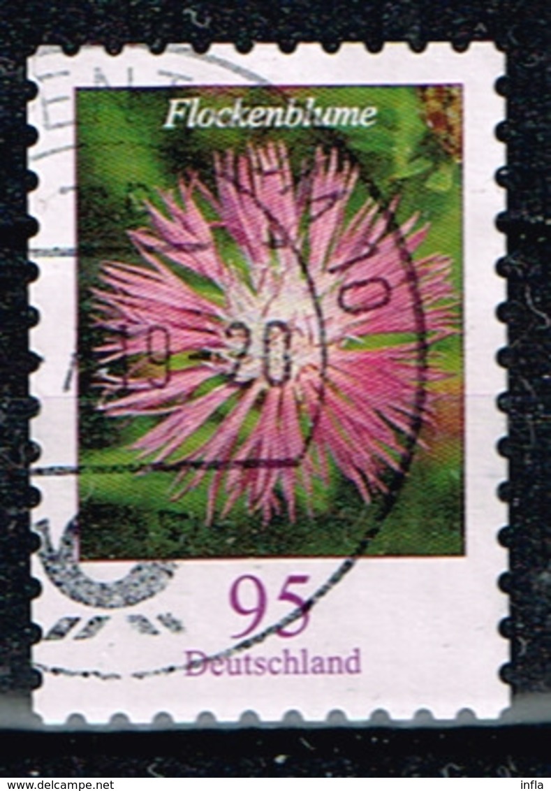 Bund 2019,Michel# 3483 O Blumen: Flockenblume, Selbstklebend - Gebraucht