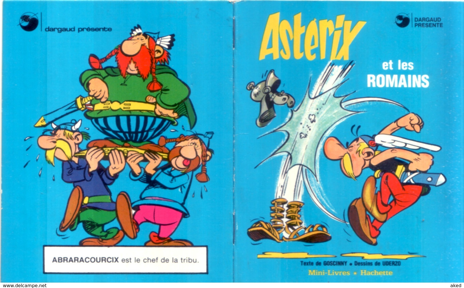 Mini Livre HACHETTE ASTERIX Et Les ROMAINS 1977 - Astérix