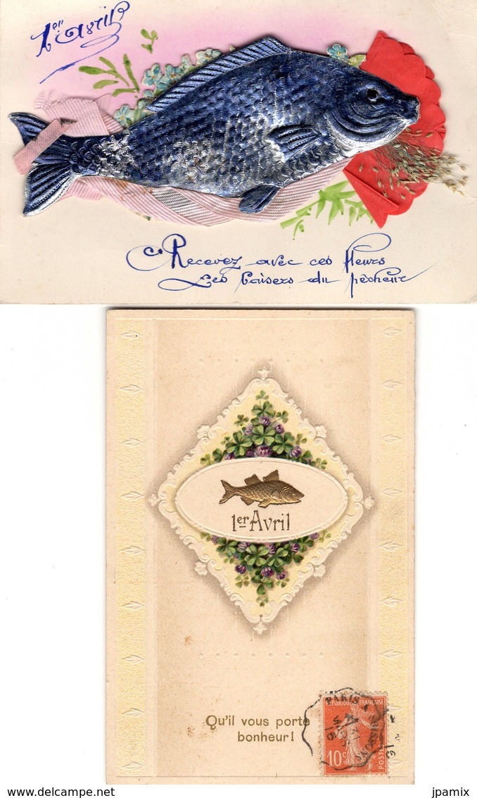 Lot De 20 Cartes Postales CPA Sur Le 1er Avril  ( Poisson ) - 5 - 99 Cartes