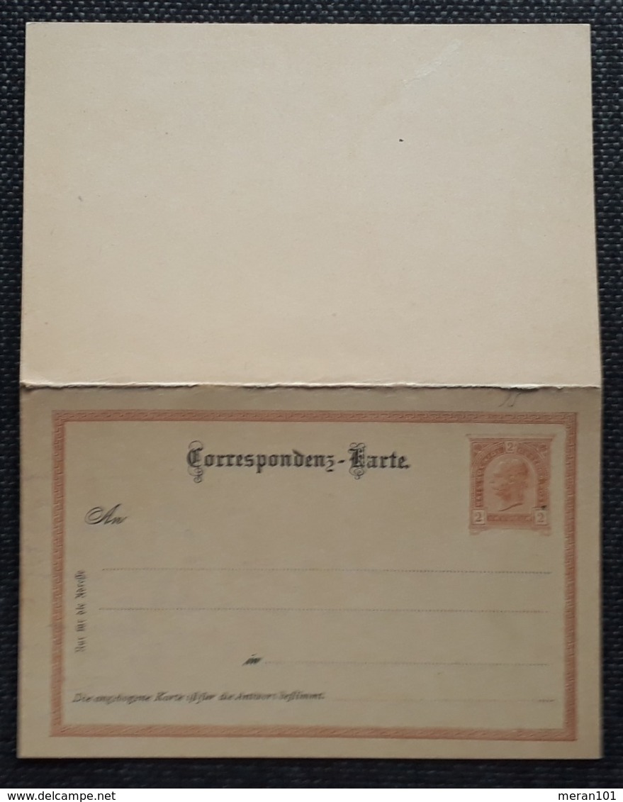 Antwort Postkarte 2 Kr,  Ungebraucht - Briefe U. Dokumente