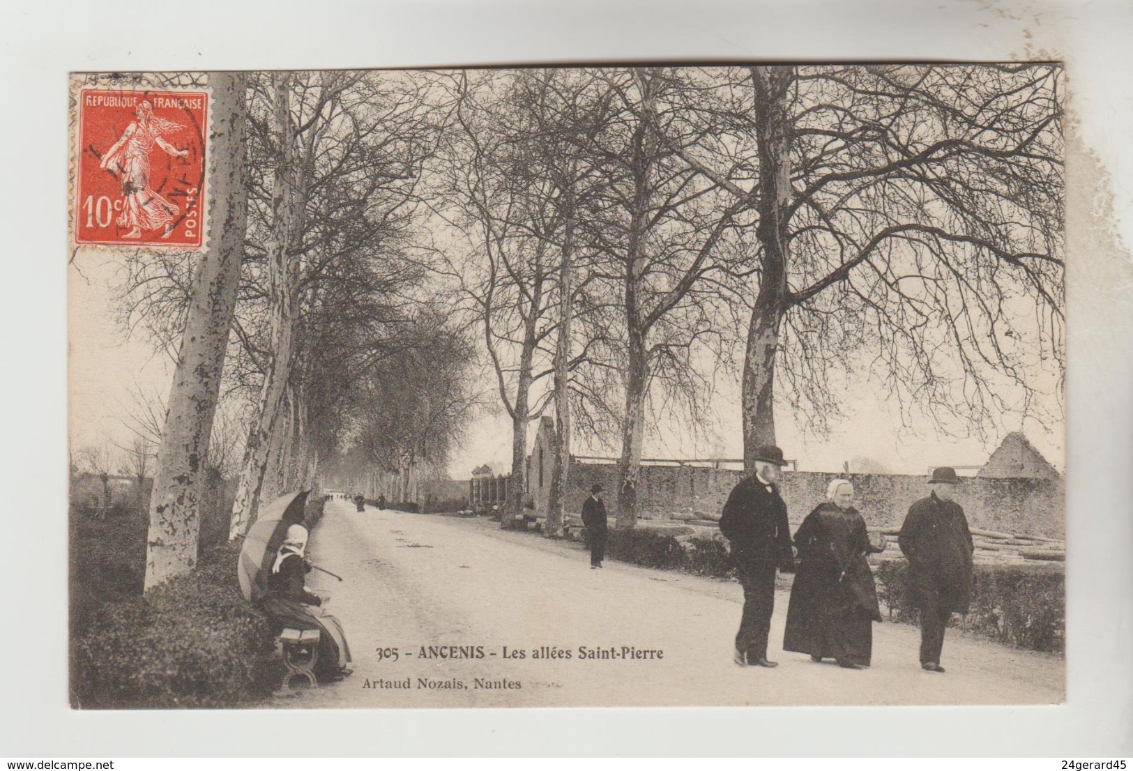 CPA ANCENIS (Loire Atlantique) - Les Allées Saint Pierre - Ancenis