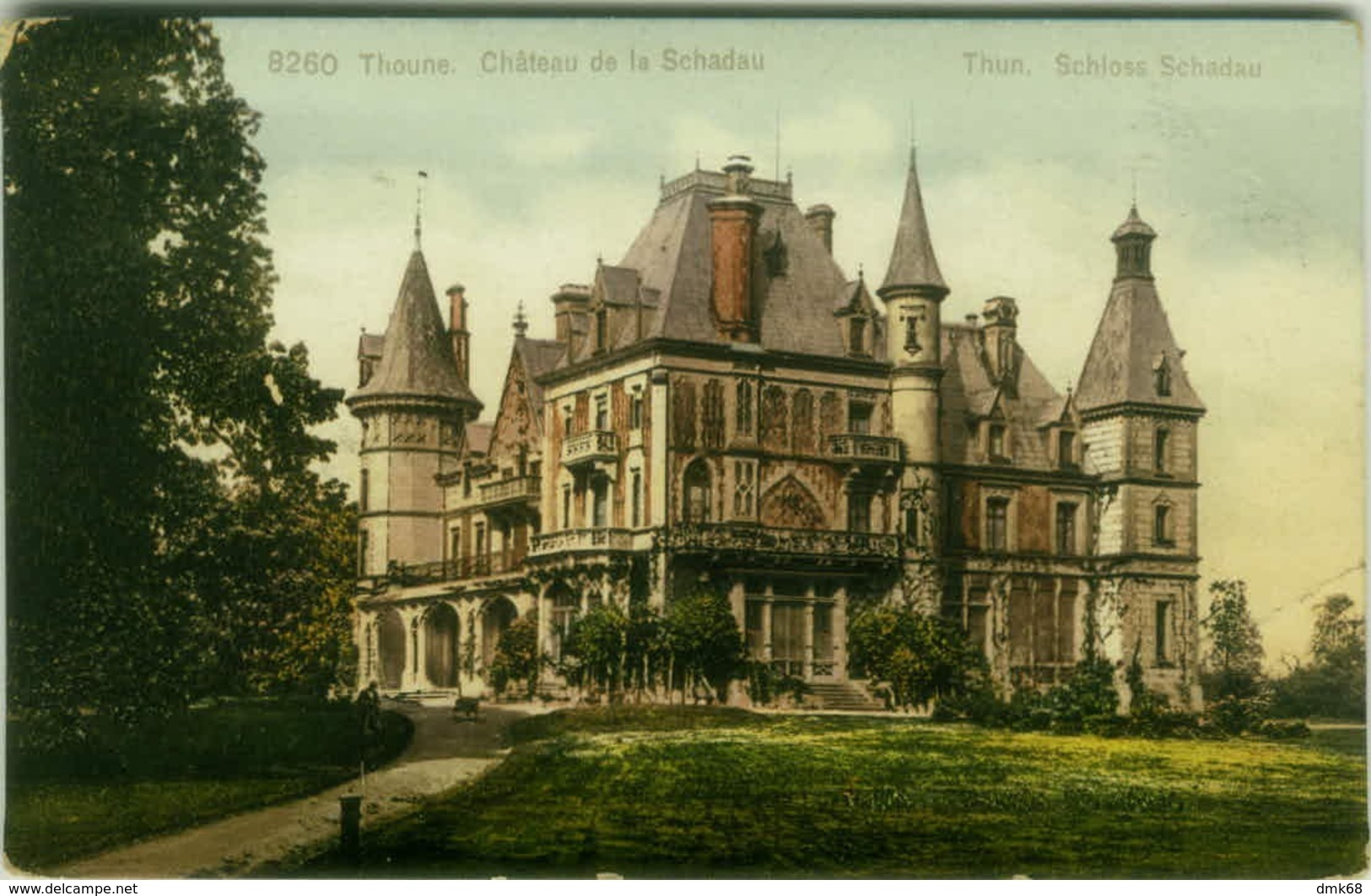 SWITZERLAND - THUN / THOUNE -  CHATEAU DE LA SCHADAU - EDIT PHOTOTYPIE CO. 1910s (BG6096) - Thun