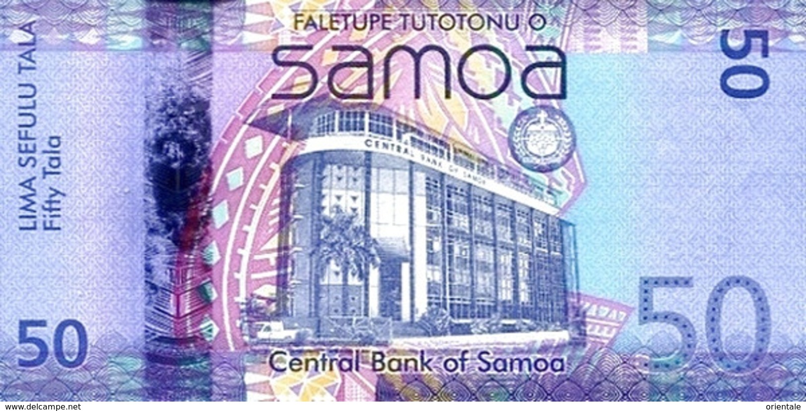 SAMOA P. 42 50 T 2012 UNC - Samoa