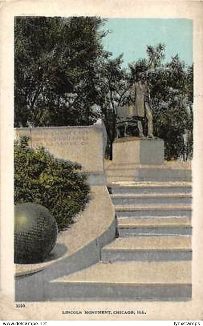 US Ill. Chicago, Lincoln Monument, American Postcard - Other & Unclassified