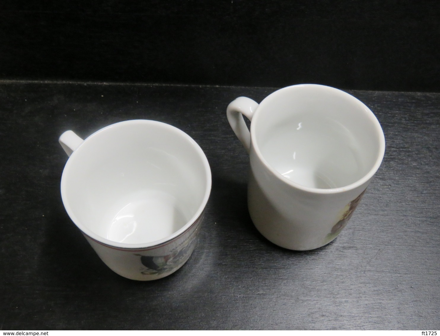 DEUX SUPERBES TASSES EN PORCELAINE ALLEMANDE 1914 !!! - 1914-18