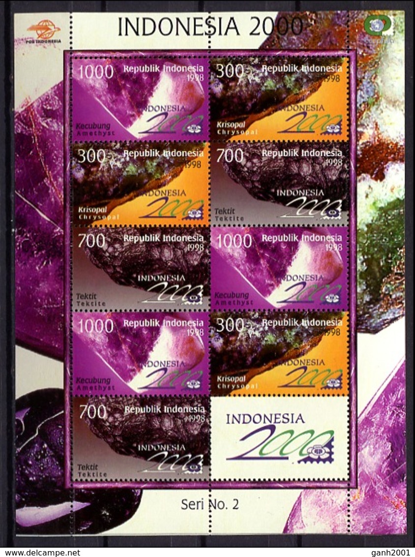 Indonesia 2000 / Minerals Geology MNH Minerales Mineralien / Cu1518  1-25 - Minerales