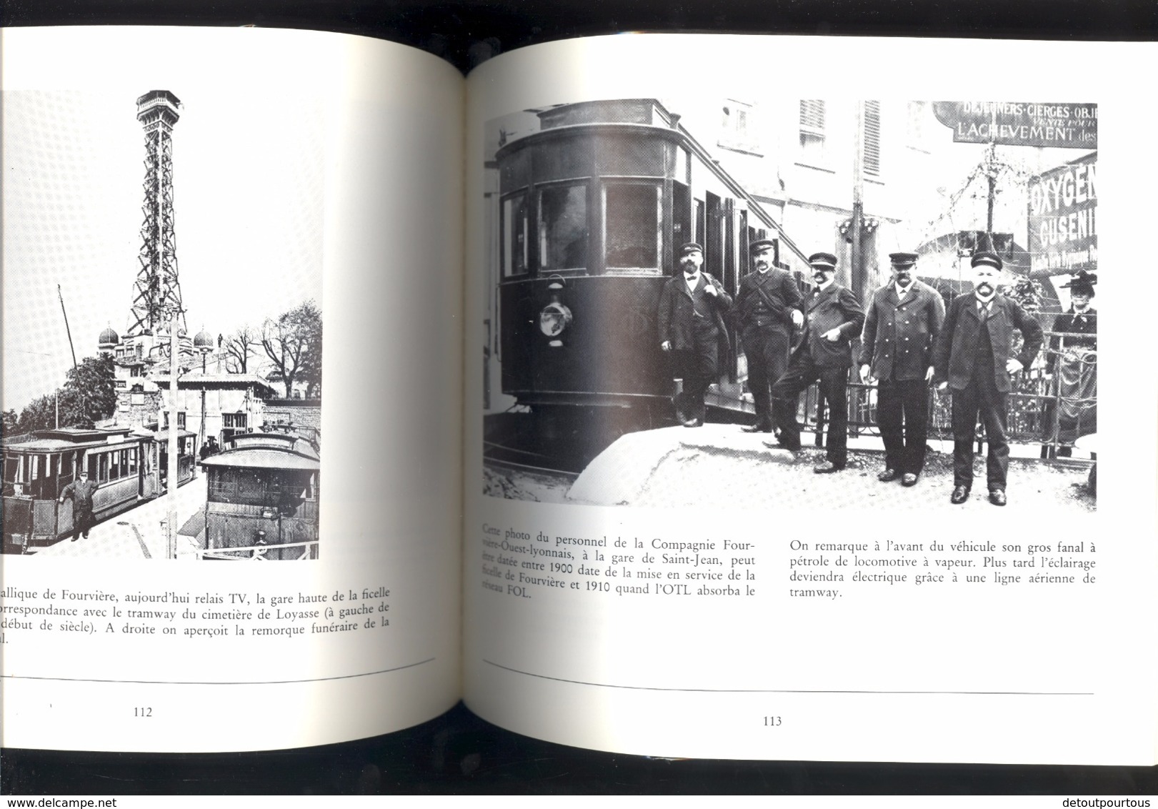 Livre Les Transports à Lyon Du Tram Au Métro Guy Borgé René Clavaud 1984 / 179 Pages OTL TCL - Rhône-Alpes